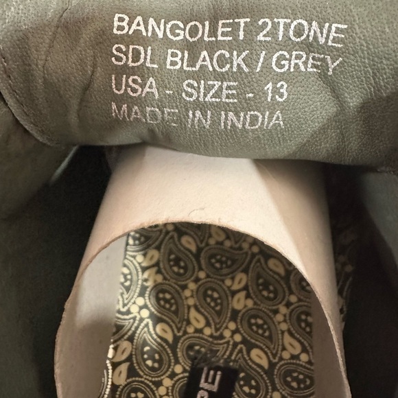 NWOT Red Tape Formal Oxford Black /Brown Leather Shoes For Mens Size 13 - Picture 9 of 9